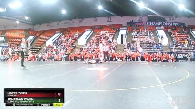 190 lbs Quarterfinals (8 Team) - Udter Tweh, St Louis vs Jonathan Owen, Climax-Scotts/ Martin