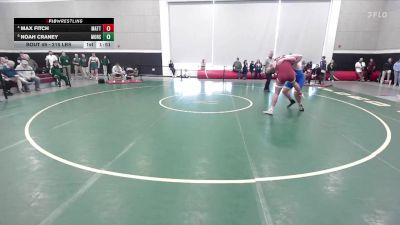 215 lbs Quarterfinal - Max Fitch, Mattanawcook vs Noah Craney, Morse