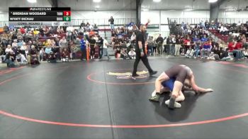 157 lbs Cons. Round 2 - Wyatt Dickau, Douglas vs Brendan Woodard, Torrington