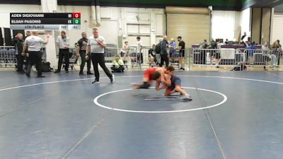 105 lbs 5th Place - Aden Digiovanni, MI vs Elijah Pagonis, OK