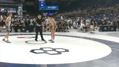 120 lbs Cons. Sub-quarters - David McClurg, California vs Dylan Osolin, Ohio