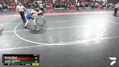 165 lbs Cons. Round 5 - Daniel Meurett, Mauston Talons vs Rylan Wells, West Salem Bangor