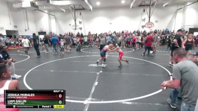 70 lbs Round 1 - Joshua Morales, LA Elite Wrestling vs Liam Gallin, Core Wrestling