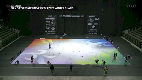 San Diego State University Aztec Winter Guard "San Diego CA" at 2026 WGI Guard World Championships