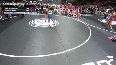 175 lbs Kris Mittelstadt, SAWA - Sacramento Area Wrestling Association vs Keanu Garcia, KCWA - Kern County Wrestling Association