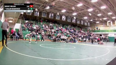 106 lbs Cons. Semi - Brody Miller, Licking Valley High School vs Collin Bagdonas, Perrysburg