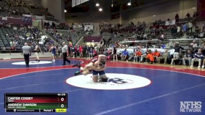 4A 215 lbs Semifinal - Andrew Dawson, Shiloh Christian vs Carter Cossey, Mena