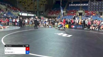 220 lbs Rnd Of 64 - Ryzon Allery, North Dakota vs Matthew Harrold, Massachusetts