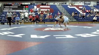 133 lbs Quarterfinal - Josiah Fernandez, Keiser University vs Stanley Lal, Truett-McConnell (Ga.)