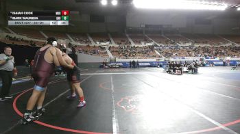 287-D4 Cons. Round 2 - Isaiah Cook, Morenci High School vs Mark Wauneka, Ganado High School