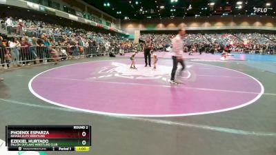 44-44 lbs Round 2 - Phoenix Esparza, Nevada Elite Wrestling vs Ezekiel Hurtado, Fallon Outlaws Wrestling Club