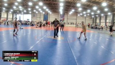 92 lbs Rd# 10- 4:00pm Saturday Final Pool - Christian Bushy, Rough House vs James Triplett, Maryland GOLD