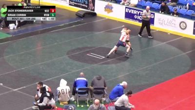 124 lbs Round Of 32 - Jack Stonebraker, West Allegheny vs Brian Corbin, Wyoming Seminary