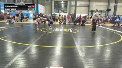 78 lbs Consi Of 4 - Coyle Heggins, York vs Elijah Weeks, Bellwood