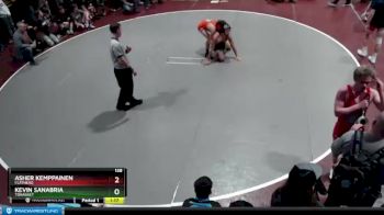 138 lbs Quarterfinal - Asher Kemppainen, Flathead vs Kevin Sanabria, Tonasket
