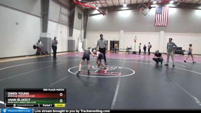 75 lbs 3rd Place Match - Owen Young, Ironclad Wrestling Club vs Vann Blakely, River Rats Wrestling Club