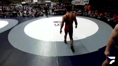 215 lbs James Flores, OCWA - Orange County Wrestling Association vs Levi Bussey, SAWA - Sacramento Area Wrestling Association