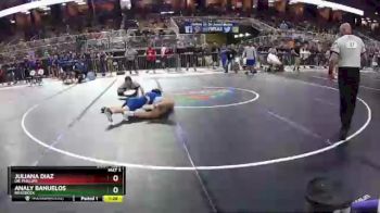 120 lbs Semifinal - Juliana Diaz, Dr. Phillips vs Analy Banuelos, Braddock