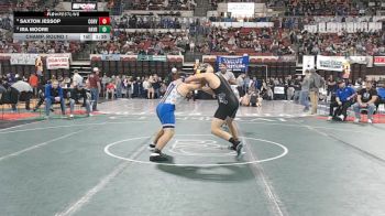 A - 175 lbs Champ. Round 1 - Saxton Jessop, Corvallis vs Ira Moore, Havre