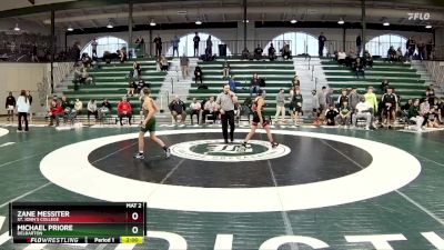 106 lbs Cons. Round 4 - Zane Messiter, St. John`s College vs Michael Priore, Delbarton