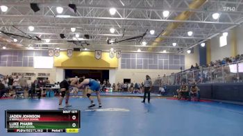 215 lbs 3rd Place Match - Luke Pharr, Oxford High School vs Jaden Johnson, D`Iberville High School