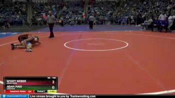 5A - 138 lbs Quarterfinal - Wyatt Weber, Great Bend vs Adam Maki, Andover