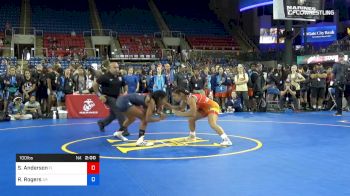 100 lbs Rnd Of 32 - Sophia Anderson, Florida vs Reyna Rogers, Arkansas