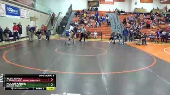 144 lbs Cons. Round 5 - Nolan Martin, Buckeye (Medina) vs Alec Lentz, St. Mary Central Catholic (Sandusky)