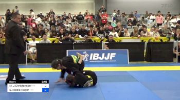 Mary J Christensen vs Savanna Nicole Hager 2024 IBJJF Jiu-Jitsu CON International