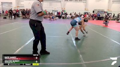 106 lbs Round 4 (8 Team) - Nate Handy, Team Shutt Dethrone vs Holton Quincy, Tar River WC