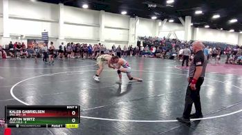 165 lbs Round 3 (8 Team) - Kaleb Gabrielsen, Spec Ops vs Justin Wirtz, Iowa Gold