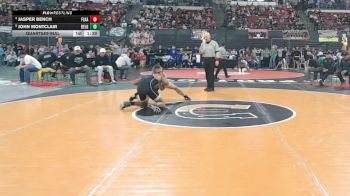 AA - 150 lbs Quarterfinal - Jasper Bench, Flathead (Kalispell) vs John Montclair, Belgrade