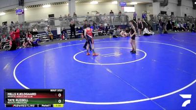 70 lbs Semifinal - Tate Russell, ReZults Wrestling vs Mills Kjeldgaard, Wildcat Wrestling Club