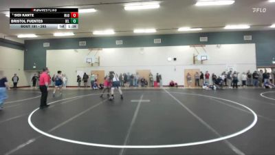 285 lbs Champ. Round 2 - Sidi Kante, Madison vs Bristol Fuentes, Declo