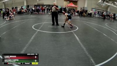 70 lbs Quarterfinal - Luke Briggs, Rampage vs Hayden Curtis, Severn Seminoles