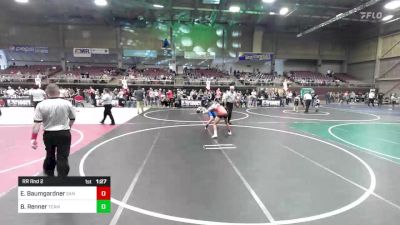 123 lbs Rr Rnd 2 - Elijah Baumgardner, San Luis Valley WC vs Brody Renner, Team Pueblo