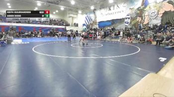 165 lbs Cons. Round 2 - Keith Gulbrandsen, Moscow vs Aiden Dodd, Bonners Ferry