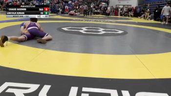 157 lbs Champ. Round 3 - Lincoln Kirian, Findlay vs Chase Godwin, Swanton