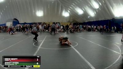 105 lbs Round 1 (8 Team) - Brett Georger, DWA vs Rowyn Bem, Rogue WC