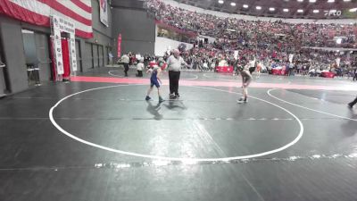 82 lbs Champ. Round 2 - Bransen Weber, LAW vs Logan Pavloski, Menomonee Falls Youth Wrestling