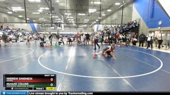 73 lbs Cons. Semi - Keagan Collins, Sanderson Wrestling Academy vs Andrew Sandness, Ravage