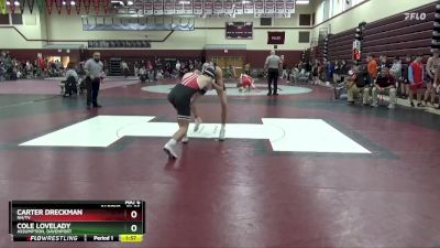 JV-26 lbs Semifinal - Carter Dreckman, NH/TV vs Cole Lovelady, Assumption, Davenport