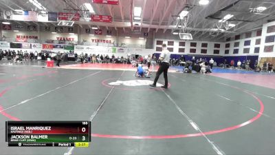 165 lbs Cons. Round 2 - Israel Manriquez, Hastings (Neb.) vs Jackson Balmer, Briar Cliff (Iowa)