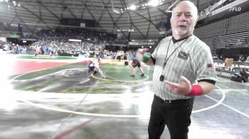 Boys 1B/2B 190 Champ. Round 1 - Blake Burnett, Pe Ell vs Nathaniel Maggard, Rainier