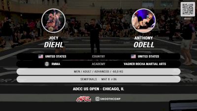 Joey Diehl vs Anthony ODell 2023 ADCC Chicago Open