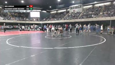 115 lbs Consolation - Ben Jordan, Uniontown vs Salvador Xavier Delgado, Frankford