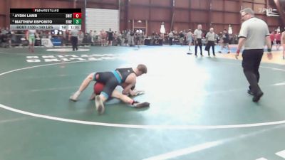140 lbs Quarterfinal - Aydin Lamb, Smitty's Barn vs Matthew Esposito, Edge Wrestling Club