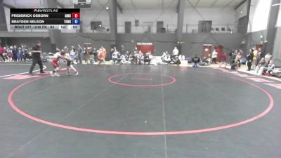 U10 FK - 84 lbs Quarters - Brayden Nelson, Twin City Wrestling Club vs Frederick Osborn, Askeo International Mat Club