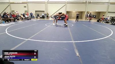 190 lbs 4th Wrestleback (16 Team) - Erik Lessears, Alabama vs Adam Bazzi, Michigan