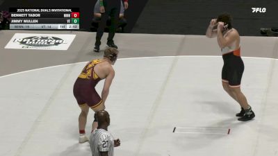 285 lbs Round 1 (16 Team) - Jimmy Mullen, Virginia Tech vs Bennett Tabor, Minnesota